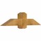 Ekena Millwork Eugene Rough Sawn Timber Gable Bracket, Western Red Cedar, 48"W x 12"H x 6"D x 6"F, 6/12 Pitch GBW048X12X0606EUG00RWR - alternate 4